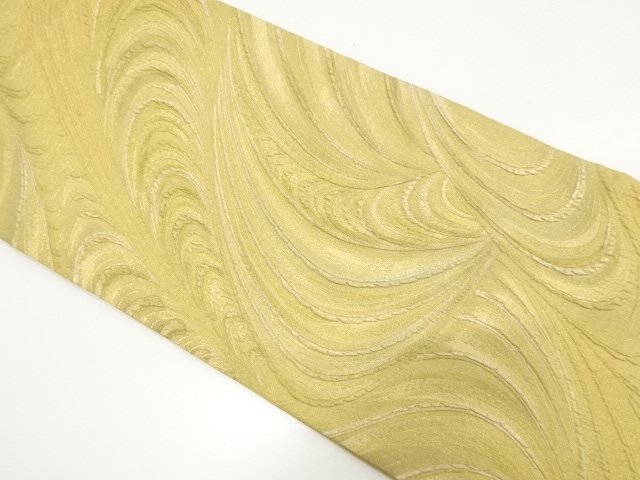 JAPANESE KIMONO / FUKURO OBI / SILK / GOLDEN THREADS / WOVEN STREAM